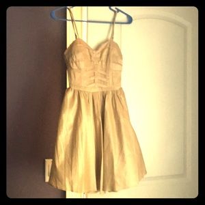 Nude spaghetti strap dress